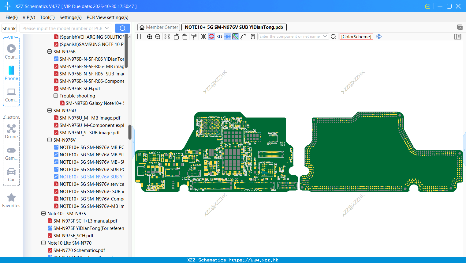 Samsung NOTE10+ 5G SM-N976V SUB bitmap